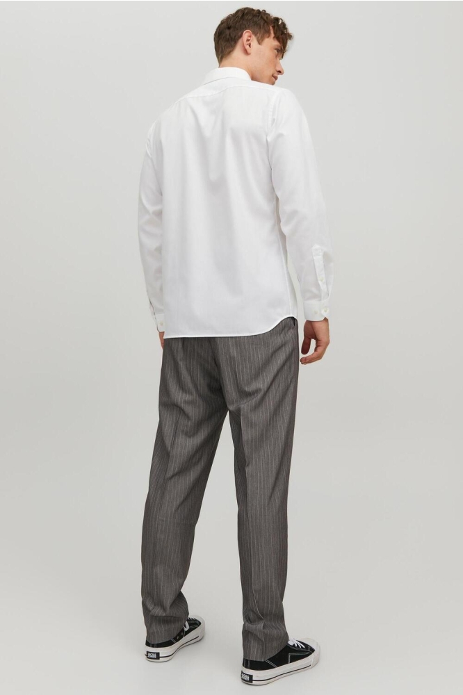 JPRBLAPARKER SHIRT L/S NOOS 12227385 WHITE